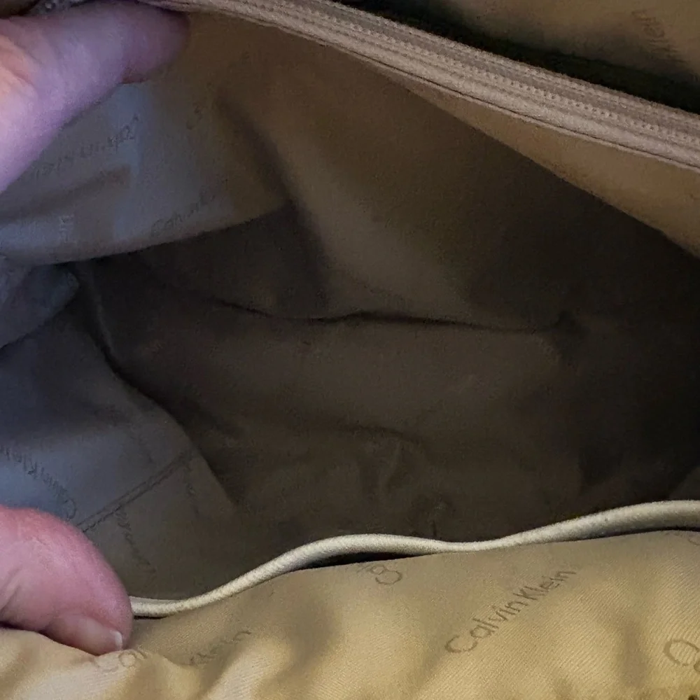 Calvin Klein Collection White and Pink Floral Satchel - Picture 12 of 16